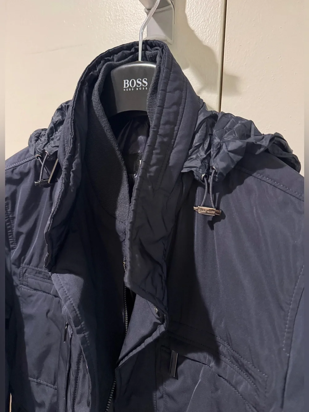 Hugo Boss Calico Men's Military Field Jacket in Dark Navy, 40R